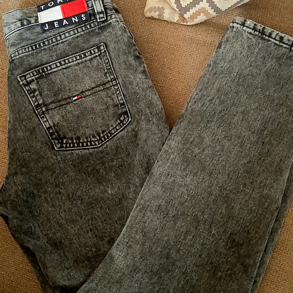 High rise Tommy mom jeans